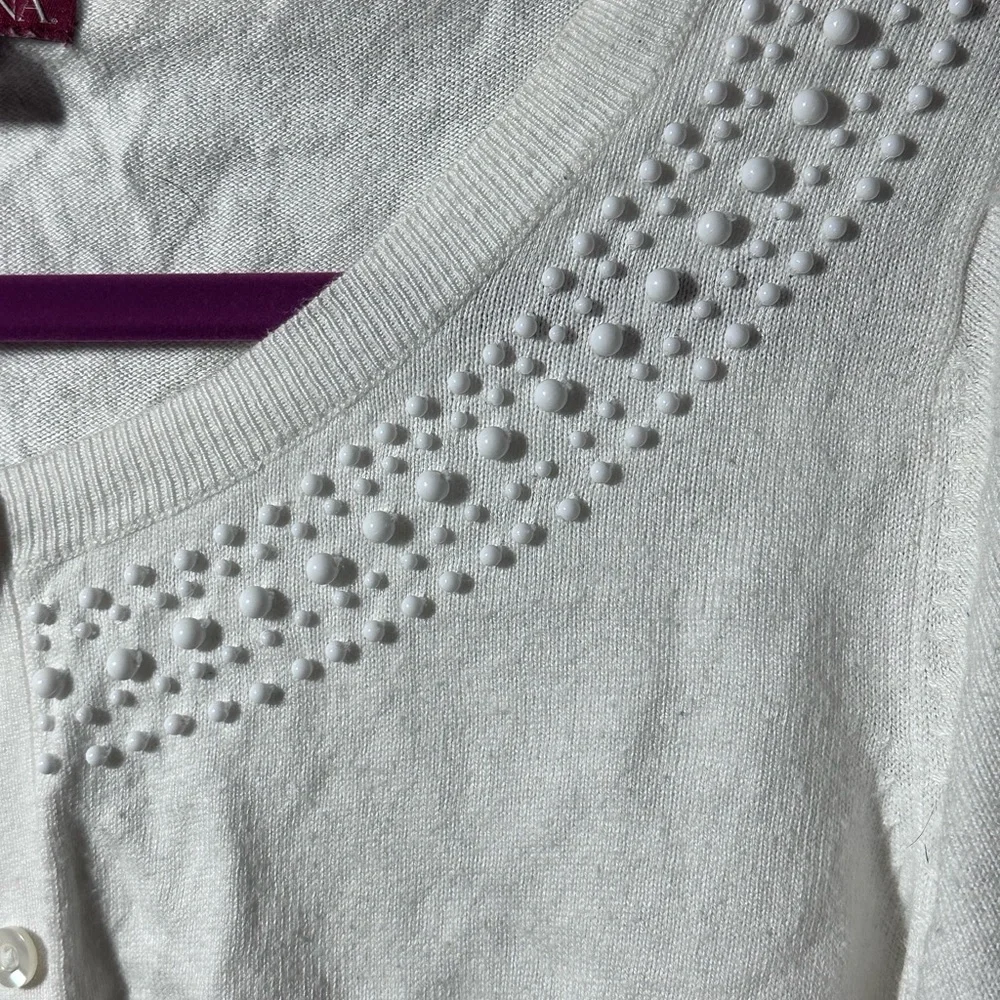 Merona Cream Knit Cardigan - Picture 3 of 4